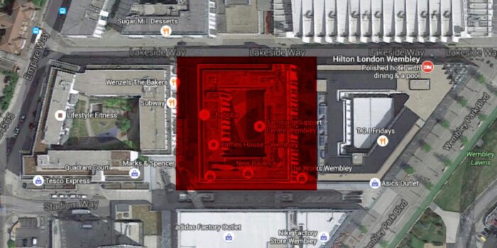 APT Students Wembley Park Location Map