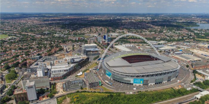 Emerald Gardens Wembley Park Aerial View